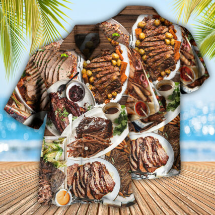 BBQ Brisket Delicious Meal For Life - Hawaiian Shirt - Owl Ohh - Owl Ohh