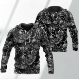 Skull Life's True Face Is The Skull - Hoodie - Owl Ohh - Owl Ohh