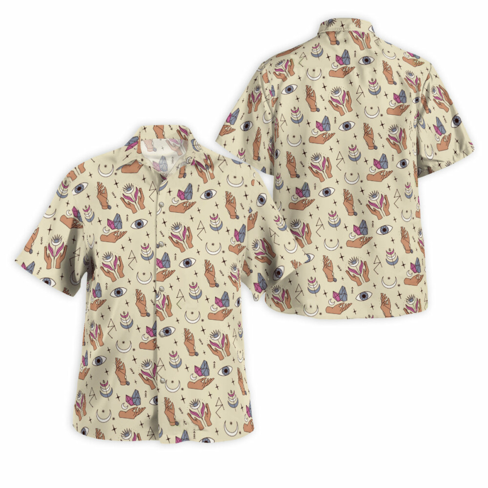 DnD Magic Hand Diamond Small Pattern - Hawaiian Shirt - Owl Ohh - Owl Ohh