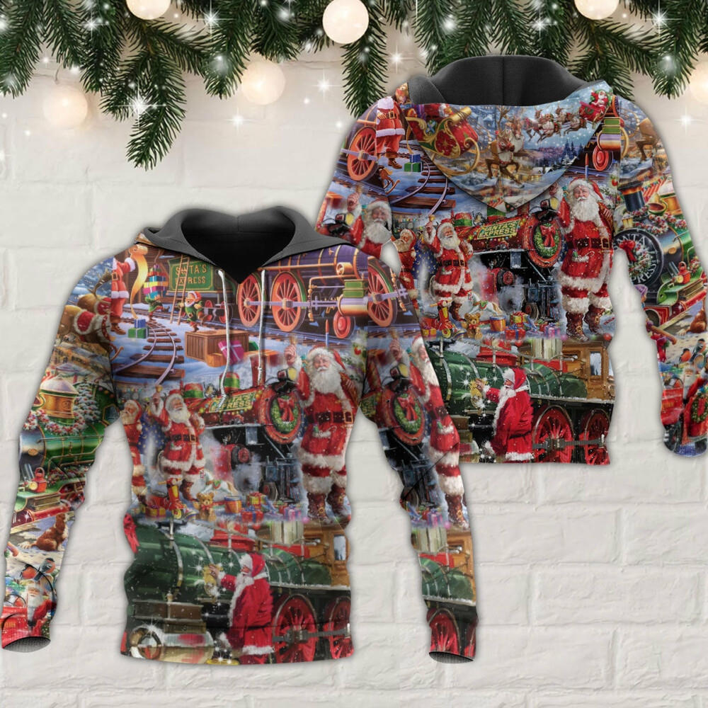 Christmas Joy Love Peace Family Laughter - Hoodie - Owl Ohh - Owl Ohh
