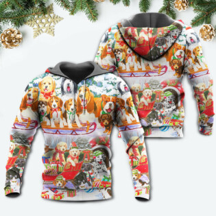 Dog Snowman Christmas Tree Merry Xmas - Hoodie - Owl Ohh - Owl Ohh