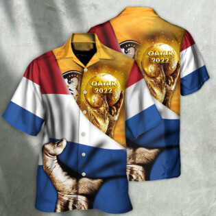 World Cup Qatar 2022 Netherlands Will Be The Champion Flag Vintage - Hawaiian Shirt - Owl Ohh - Owl Ohh