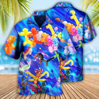Balloon Modelling Amazing Colorful - Hawaiian Shirt - Owl Ohh - Owl Ohh