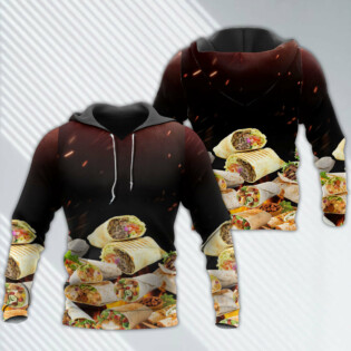 Food Burritos Fast Food Delicious - Hoodie - Owl Ohh - Owl Ohh