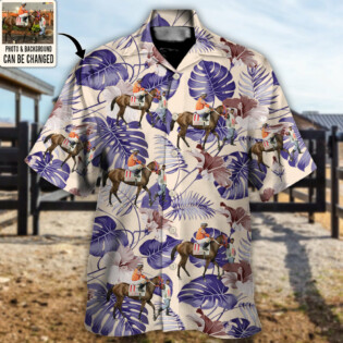 Horse Trainer You Want Tropical Style Custom Photo - Hawaiian Shirt - Personalized Photo Gifts for men and women, kids - Owl Ohh