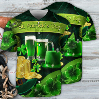 Irish Happy St.Patrick's Day - Baseball Jersey - Owl Ohh - Owl Ohh