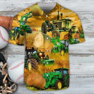 Tractor Better On The Farm - Baseball Jersey - Owl Ohh - Owl Ohh