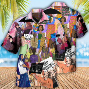 Anti Abortion, My Body, My Choice - Hawaiian Shirt - Owl Ohh - Owl Ohh
