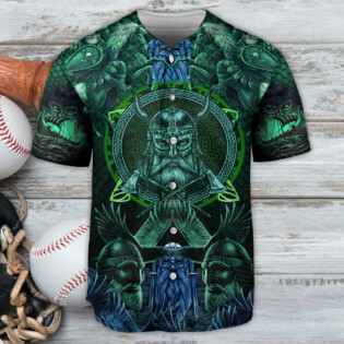 Viking See You In Valhalla - Baseball Jersey - Owl Ohh - Owl Ohh