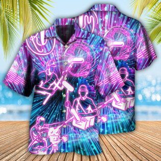 Sound Engineer Neon Style - Hawaiian Shirt - Owl Ohh - Owl Ohh