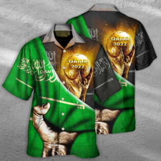 World Cup Qatar 2022 Saudi Arabia Will Be The Champion - Hawaiian Shirt - Owl Ohh - Owl Ohh