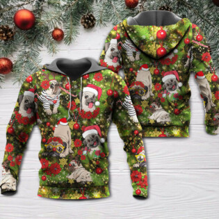 Christmas Have Yourself A Merry Little Pugmas - Hoodie - Owl Ohh - Owl Ohh