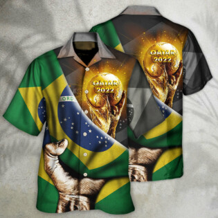 World Cup Qatar 2022 Brazil Will Be The Champion - Hawaiian Shirt - Owl Ohh - Owl Ohh