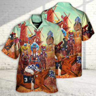Horse Runs Fast Style - Hawaiian Shirt - Owl Ohh - Owl Ohh