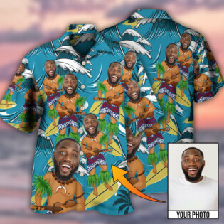 Face Aloha Surf Trip Custom Photo - Hawaiian Shirt - Owl Ohh - Owl Ohh