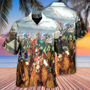 Horse Racing You Have The Best Seat - Hawaiian Shirt - Owl Ohh - Owl Ohh