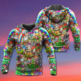 Hippie Mushroom Music Band Of Life - Hoodie - Owl Ohh - Owl Ohh