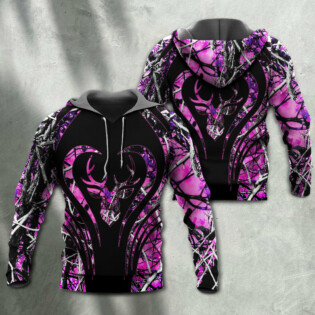 Hunting Girl Hunting Pink Camouflage Deer - Hoodie - Owl Ohh - Owl Ohh