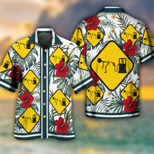 Gas Pump Get Screwed Funny Tropical - Hawaiian Shirt - Owl Ohh - Owl Ohh