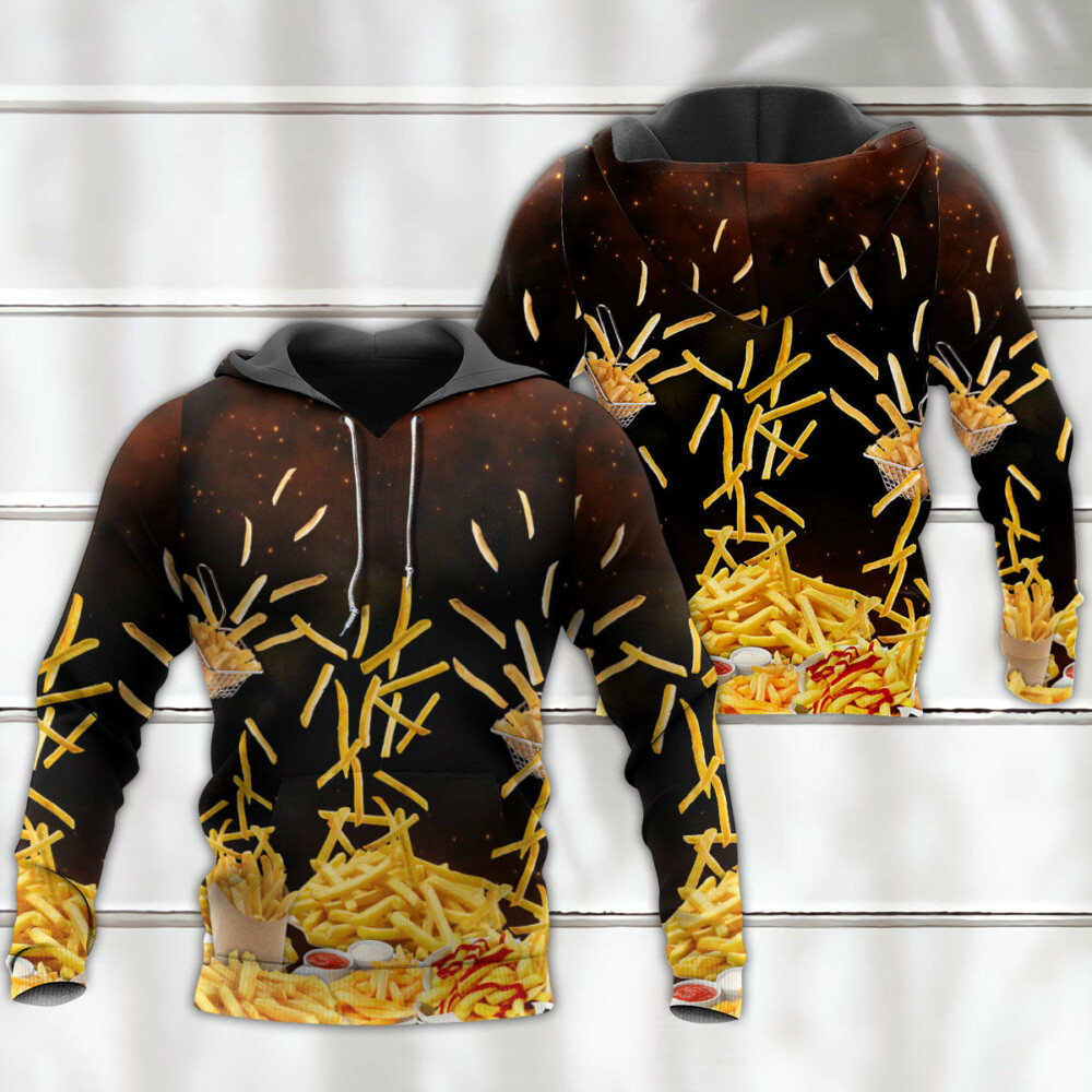 Food French Fries Fast Food Delicious - Hoodie - Owl Ohh - Owl Ohh