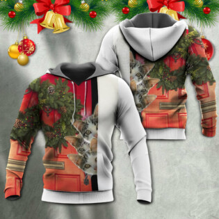 Christmas Cat Looking Forward To Christmas - Hoodie - Owl Ohh - Owl Ohh