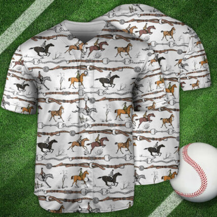Horse Racing Born To Ride - Baseball Jersey - Owl Ohh - Owl Ohh