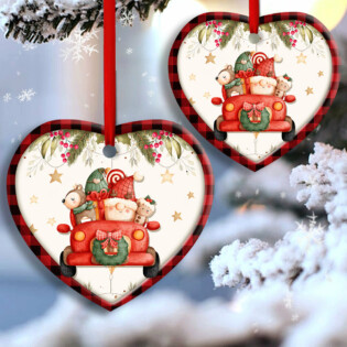 Christmas Merry Christmas Magic Of Christmas - Heart Ornament - Owl Ohh - Owl Ohh