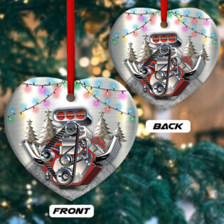Hot Rod Christmas Metal Christmas Tree And Colorful Light - Heart Ornament - Owl Ohh - Owl Ohh