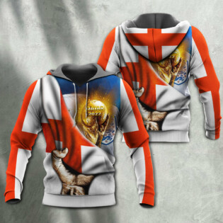 World Cup Qatar 2022 England Will Be The Champion Flag Vintage - Hoodie - Owl Ohh - Owl Ohh