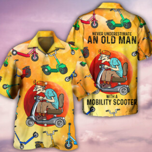 Scooter Solar System Never Underestimate - Hawaiian Shirt - Owl Ohh - Owl Ohh