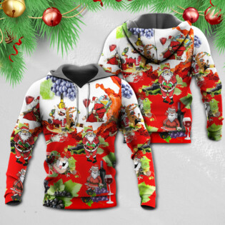 Christmas Santa Get Drunk At Christmas Party - Hoodie - Owl Ohh - Owl Ohh