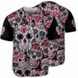 Sugar Skull Amazing - Baseball Jersey - Owl Ohh - Owl Ohh