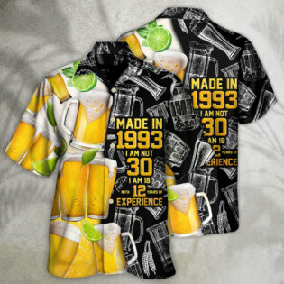 Beer Drinking Beer So Cool Made In 1993 - Hawaiian Shirt - Owl Ohh - Owl Ohh