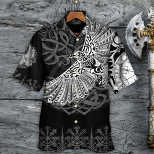 Viking Raven Valhalla Norse - Hawaiian Shirt - Owl Ohh - Owl Ohh
