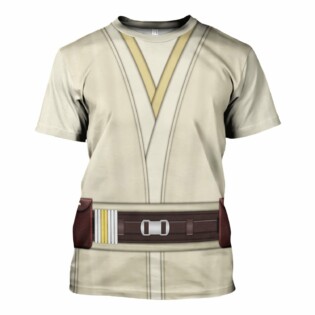 Star Wars Qui-Gon Jinn's Jedi Robes Costume - Unisex 3D T-shirt