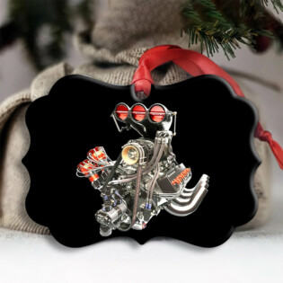 Hot Rod Christmas Merry Xmas To You - Horizonal Ornament - Owl Ohh - Owl Ohh