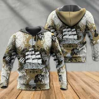 Dragon Old Ship Vintage Anchor Sea Life - Hoodie - Owl Ohh - Owl Ohh