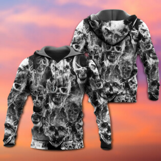 Skull Smoke Kill This Life - Hoodie - Owl Ohh - Owl Ohh