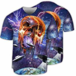 Skull Love Galaxy - Baseball Jersey - Owl Ohh - Owl Ohh