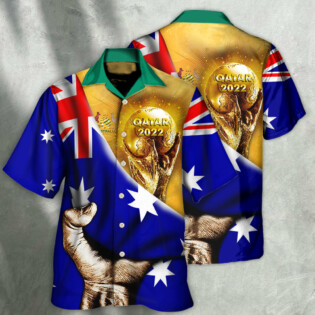 World Cup Qatar 2022 Australia Will Be The Champion Flag Vintage - Hawaiian Shirt - Owl Ohh - Owl Ohh
