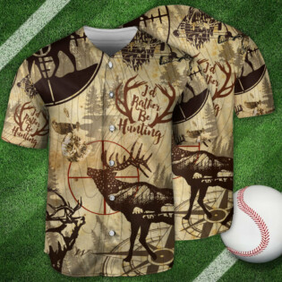 Hunting Forest Hunting Lover - Baseball Jersey - Owl Ohh - Owl Ohh