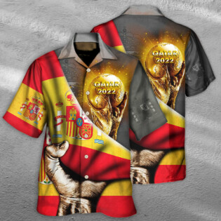 World Cup Qatar 2022 Spain Will Be The Champion - Hawaiian Shirt - Owl Ohh - Owl Ohh