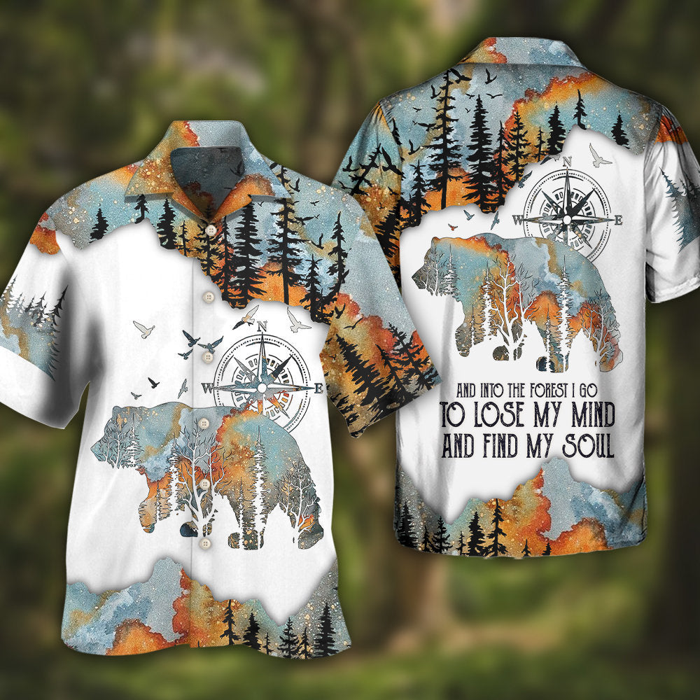 Camping And Into The Forest I Go To Lose My Mind - Hawaiian Shirt - Owl Ohh - Owl Ohh