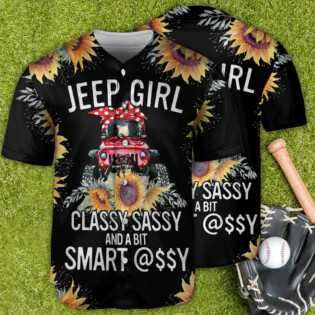 Jeep Girl Classy Sassy - Baseball Jersey - Owl Ohh - Owl Ohh