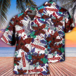 Demogorgon Monster Hawaiian Pattern - Hawaiian Shirt - Owl Ohh - Owl Ohh