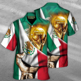 World Cup Qatar 2022 Mexico Will Be The Champion Flag Vintage - Hawaiian Shirt - Owl Ohh - Owl Ohh