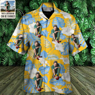 Lawn Bowling You Want Tropical Style Custom Photo - Hawaiian Shirt - Personalized Photo Gifts for men and women, kids - Owl Ohh
