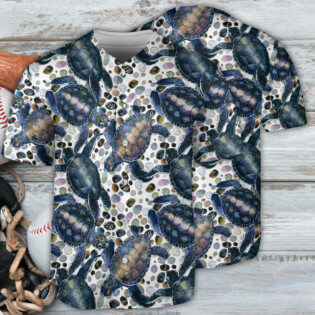 Turtle Art Fantastic Style - Baseball Jersey - Owl Ohh - Owl Ohh