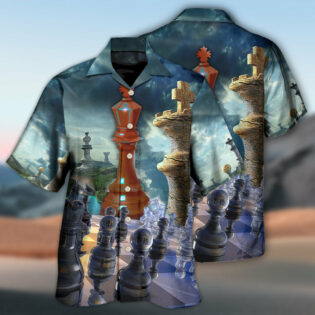 Chess Amazing Life Is A Chess Game Don't Waste A Move - Hawaiian Shirt - Owl Ohh - Owl Ohh
