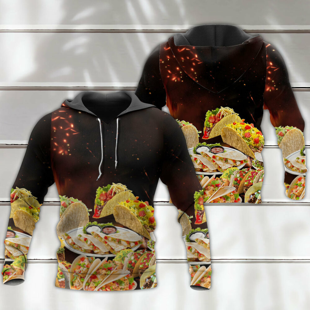 Food Tacos Fast Food Delicious - Hoodie - Owl Ohh - Owl Ohh